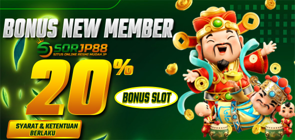 BONUS NEW MEMBER 20%